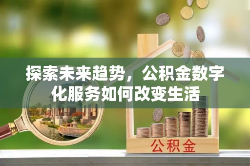 左云探索未来趋势，公积金数字化服务如何改变生活