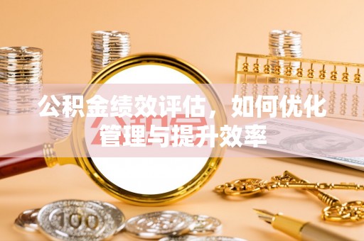 左云公积金绩效评估，如何优化管理与提升效率