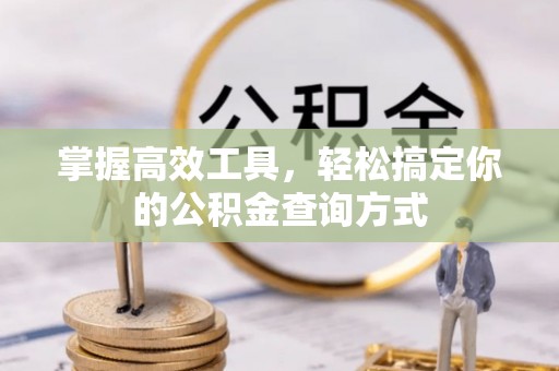 左云掌握高效工具，轻松搞定你的公积金查询方式