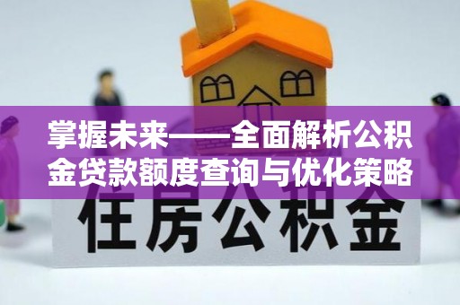 左云掌握未来——全面解析公积金贷款额度查询与优化策略