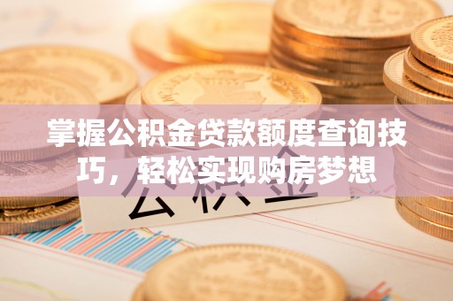 左云掌握公积金贷款额度查询技巧，轻松实现购房梦想