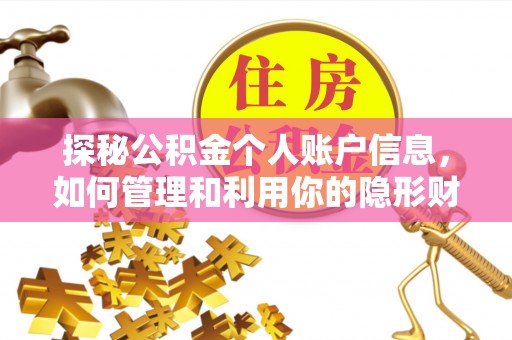 左云探秘公积金个人账户信息，如何管理和利用你的隐形财富