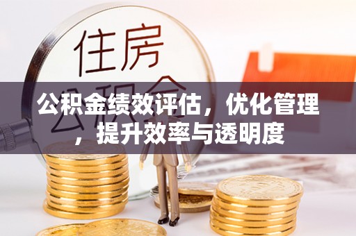 左云公积金绩效评估，优化管理，提升效率与透明度
