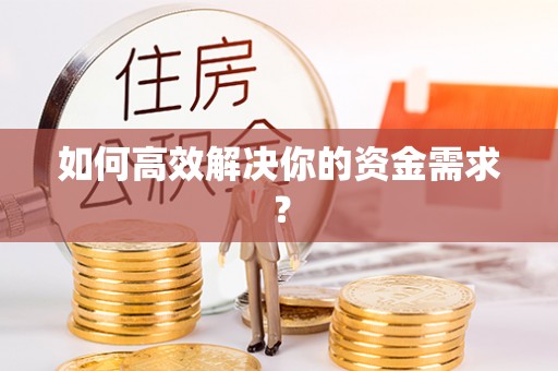 左云如何高效解决你的资金需求？