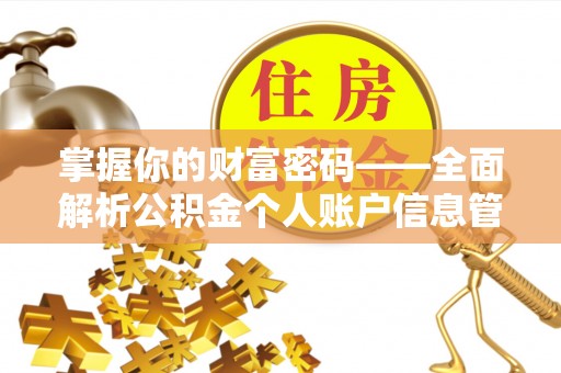 左云掌握你的财富密码——全面解析公积金个人账户信息管理与优化