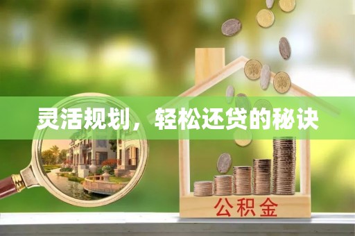左云灵活规划，轻松还贷的秘诀
