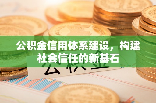 左云公积金信用体系建设，构建社会信任的新基石