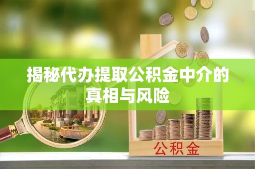 左云揭秘代办提取公积金中介的真相与风险